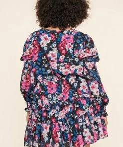 Au Darling Wild Blue Floral Dress