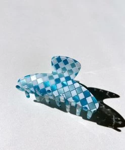 Solar Eclipse Accessories Checkered Claw Clip Eco Friendly