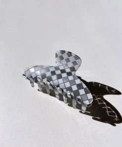 Solar Eclipse Accessories Checkered Claw Clip Eco Friendly