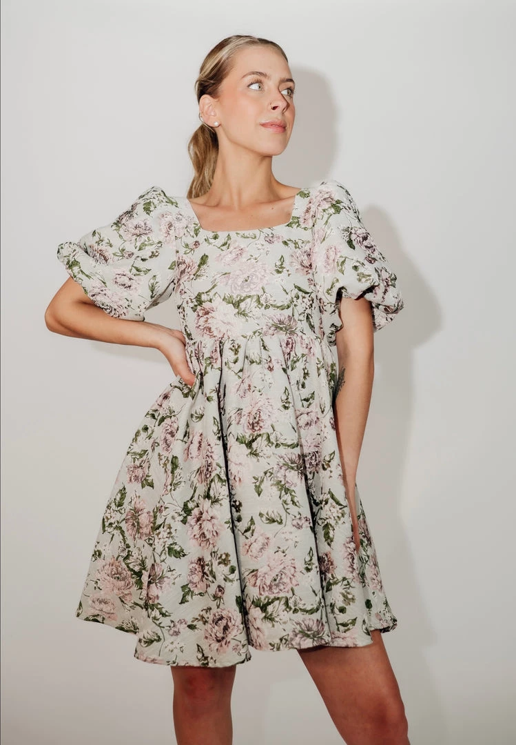 Sister Jane Meadow Tapestry Mini Dress