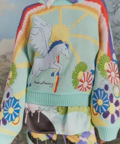 The House Of Sunny Technicolour Jumper Clothing