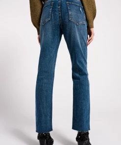 Au Darling Distressed Slim Blue Jeans