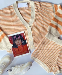 Au Darling Peaches And Cream Knit Sweater Clothing