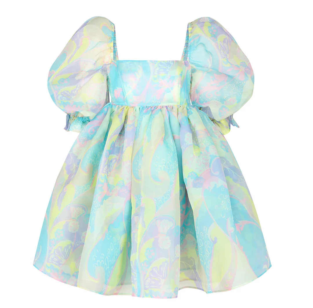 Selkie Clothing Electric Lady Puff Dress