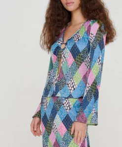 Au Darling Clothing Patchwork Fun Circle Ring Top