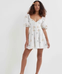 For Love And Lemons Clothing Yolanda Puff Sleeve Mini Dress