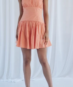 Au Darling Clothing Apricot Mini Dress