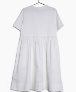 Au Darling White Poplin Tee Dress Clothing