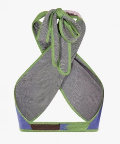 House Of Sunny She's Electric Halter Clothing