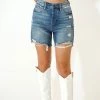 Au Darling 90's Distressed Jean Shorts
