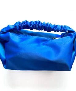 Au Darling New Arrivals Royal Blue Scrunched Evening Bag