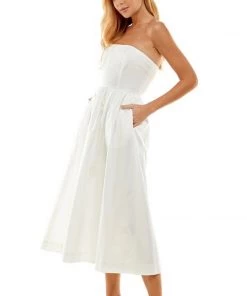 Au Darling Gemma White Strapless Dress Clothing