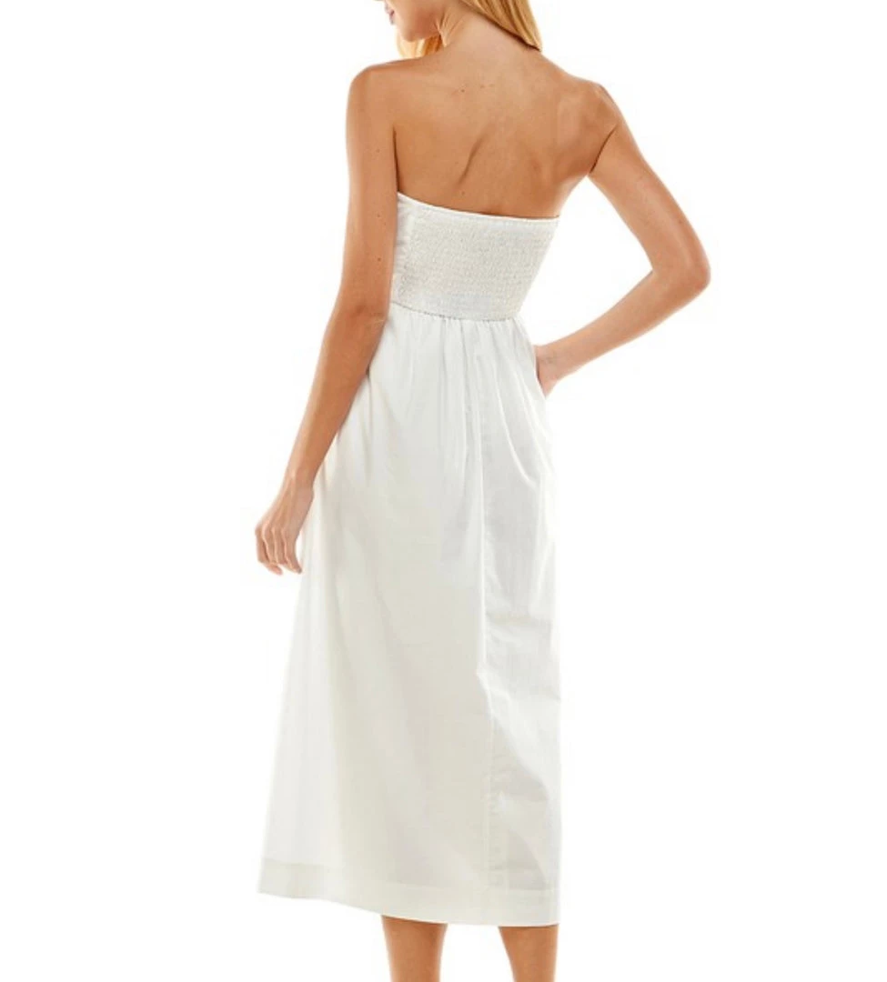 Au Darling Gemma White Strapless Dress Clothing