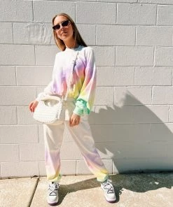 Au Darling Rainbow Sweatsuit Jogger Clothing