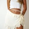 Au Darling Clothing Ivory Ruffled Ballet Skirt