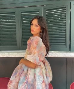 Selkie Clothing The Mucha Puff Dress