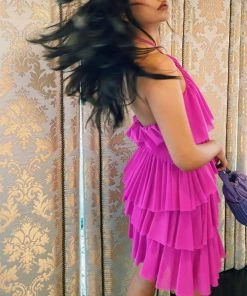 Au Darling Shake It Halter Dress