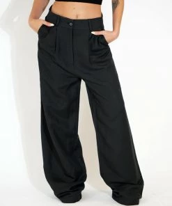 Au Darling Cindy Black Relaxed Pant