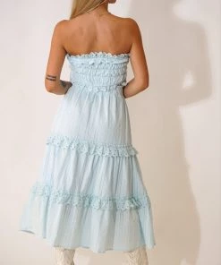 Au Darling French Country Blue Skirt Set Clothing