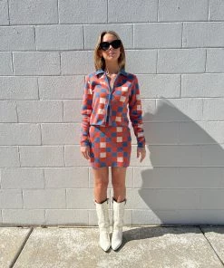 Au Darling Check It Out Set Top Clothing