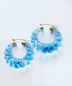 Au Darling New Arrivals Blue Clear Hoops