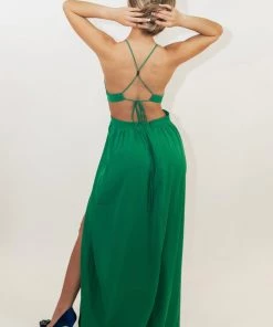 Au Darling Clothing Emerald Green Maxi Dress