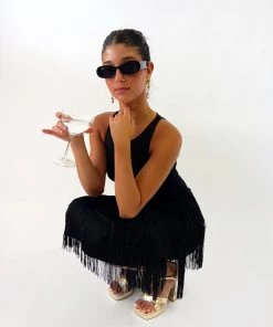 Au Darling Clothing Shake It Fringe Skirt