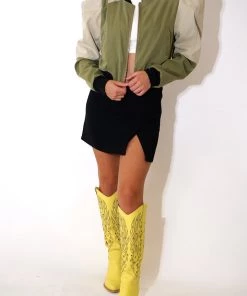 Au Darling Clothing Kendall Cropped Shoulder Pad Jacket