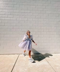 Selkie Clothing The Chateau Rose Sugarfrill Dress