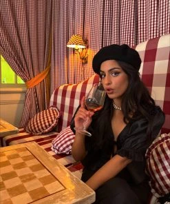 Selkie The Paper Doll Caviar Blouse