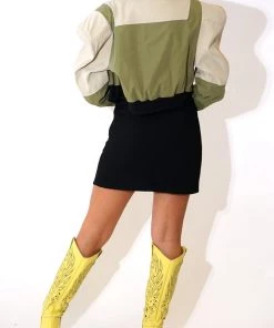 Au Darling Clothing Kendall Cropped Shoulder Pad Jacket