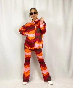 Au Darling Pink Mod Button Down