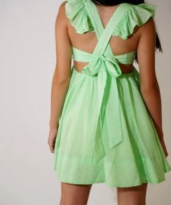 Au Darling Clothing Lime Green Sundress