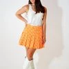 Au Darling Orange Soda Set Skirt Clothing