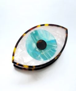 Au Darling Evil Eye Tortoise Claw Clip