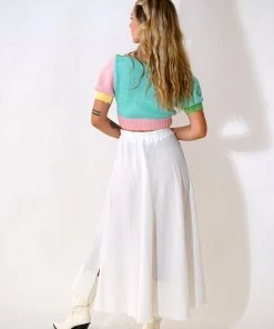 Au Darling Candy Knit Cropped Sweater