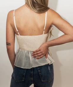 Au Darling Rose Petal Tank Clothing