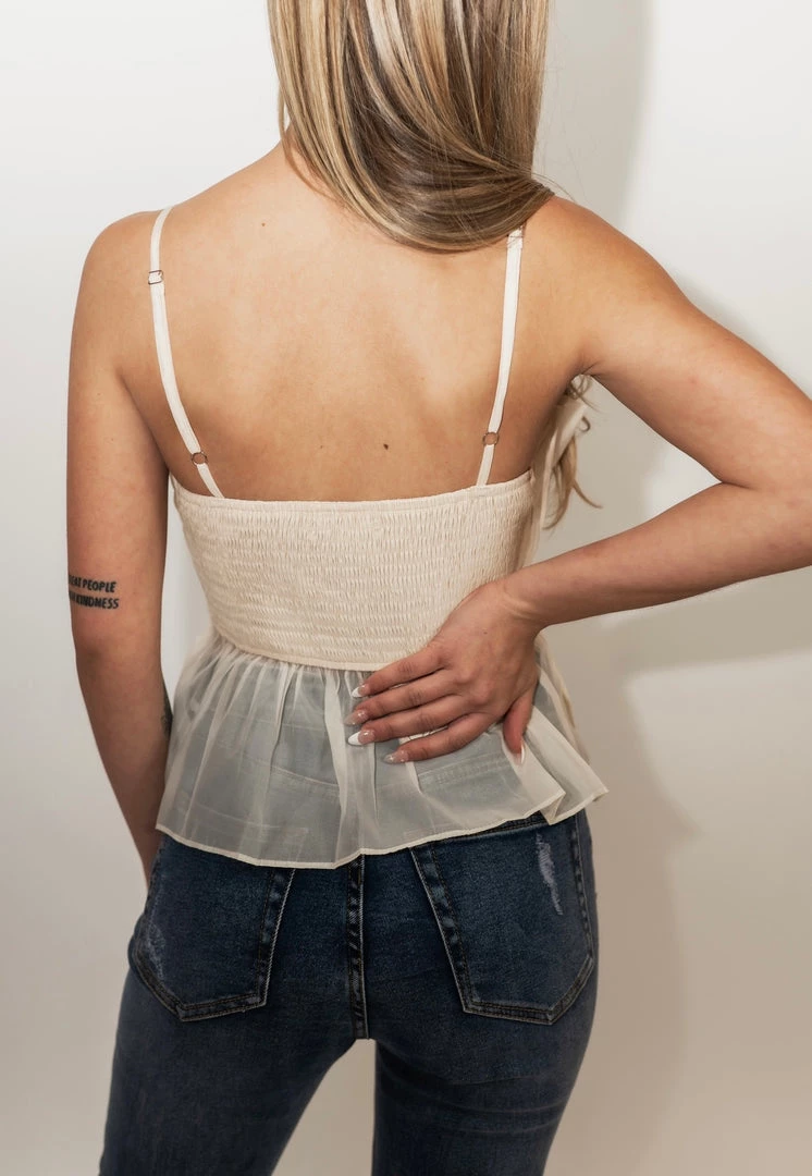 Au Darling Rose Petal Tank Clothing