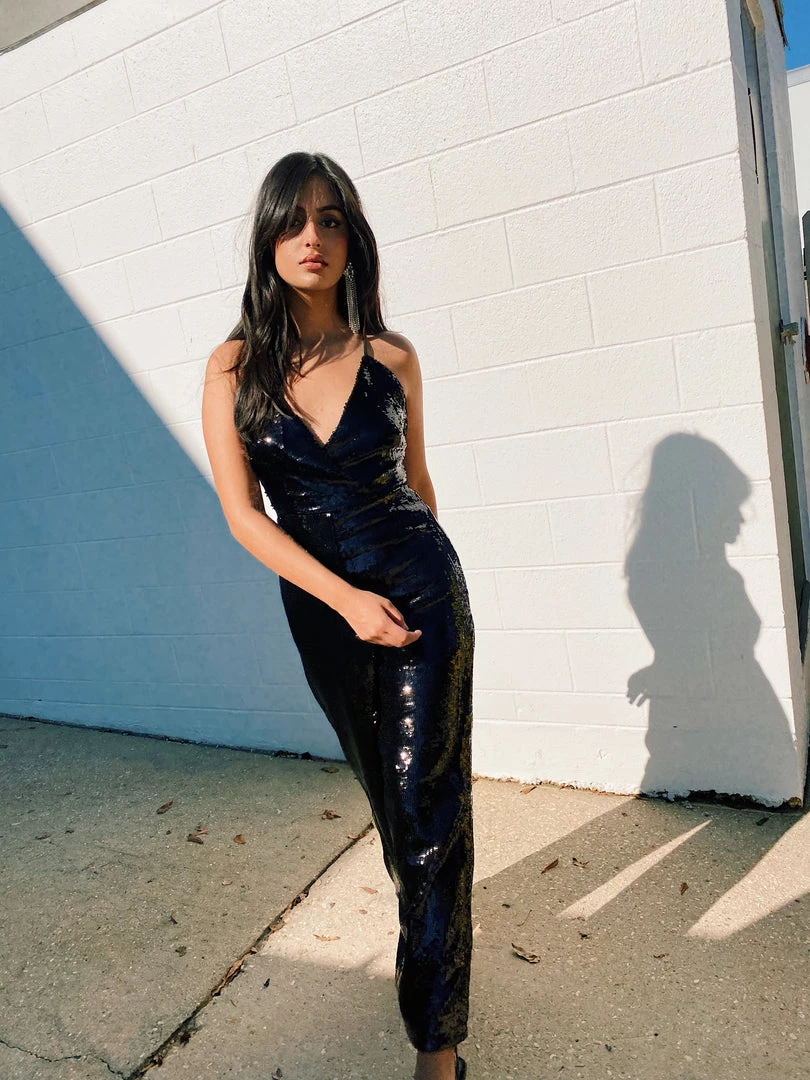 Au Darling Mia Sequin Party Jumpsuit