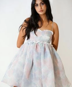 Selkie The Watercolor Rosebud Dress Clothing