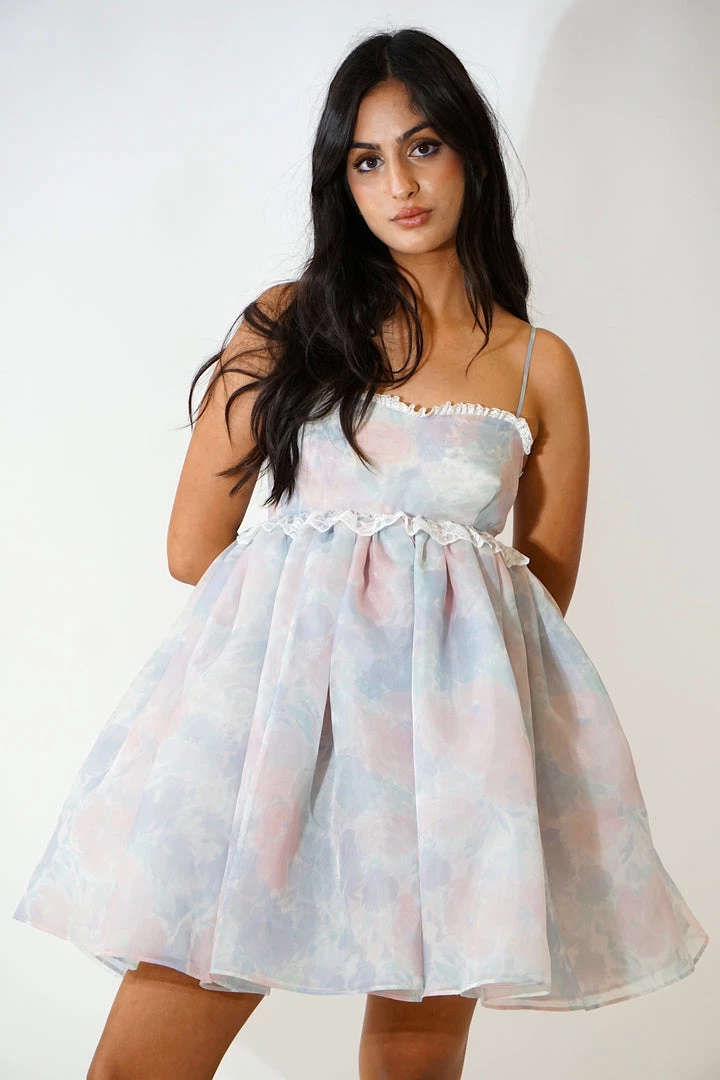 Selkie The Watercolor Rosebud Dress Clothing