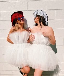 Au Darling Lovely White Tulle Dress