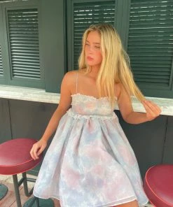 Selkie The Watercolor Rosebud Dress Clothing