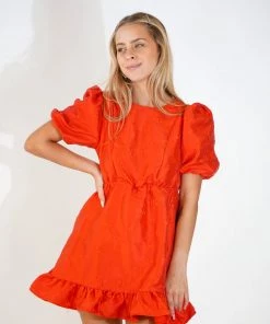 Sister Jane Clothing Poppy Jacquard Mini Dress
