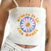 Au Darling Clothing Groovy Embroidered Knit Tank