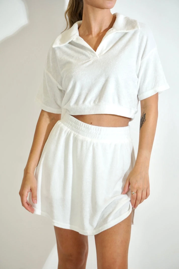 Au Darling Clothing Terrycloth Set Top