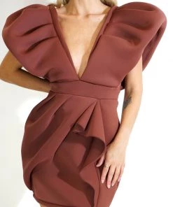 Au Darling Espresso Mini Met Dress