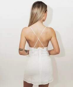 Au Darling Clothing Spring Fling White Mini Dress