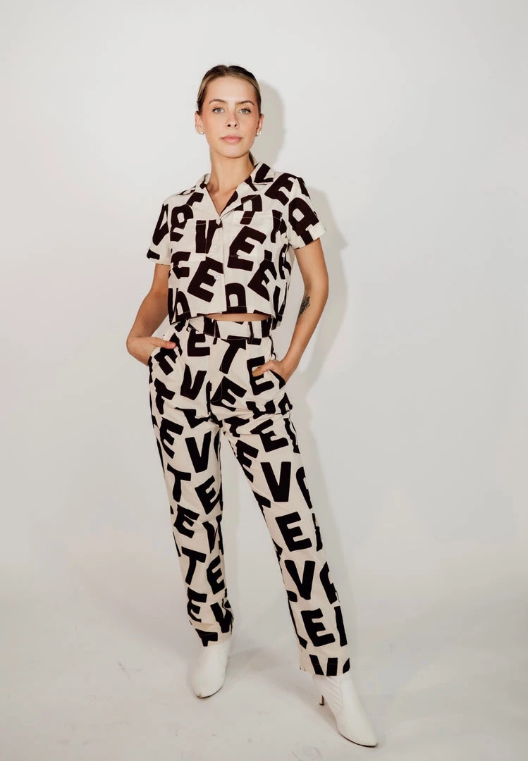 Au Darling Alphabet Soup Top