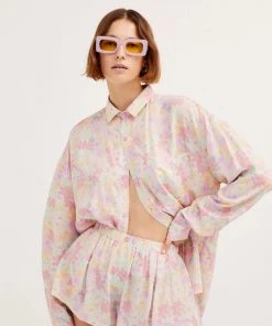 For Love And Lemons Kennedy Button Up Top Clothing